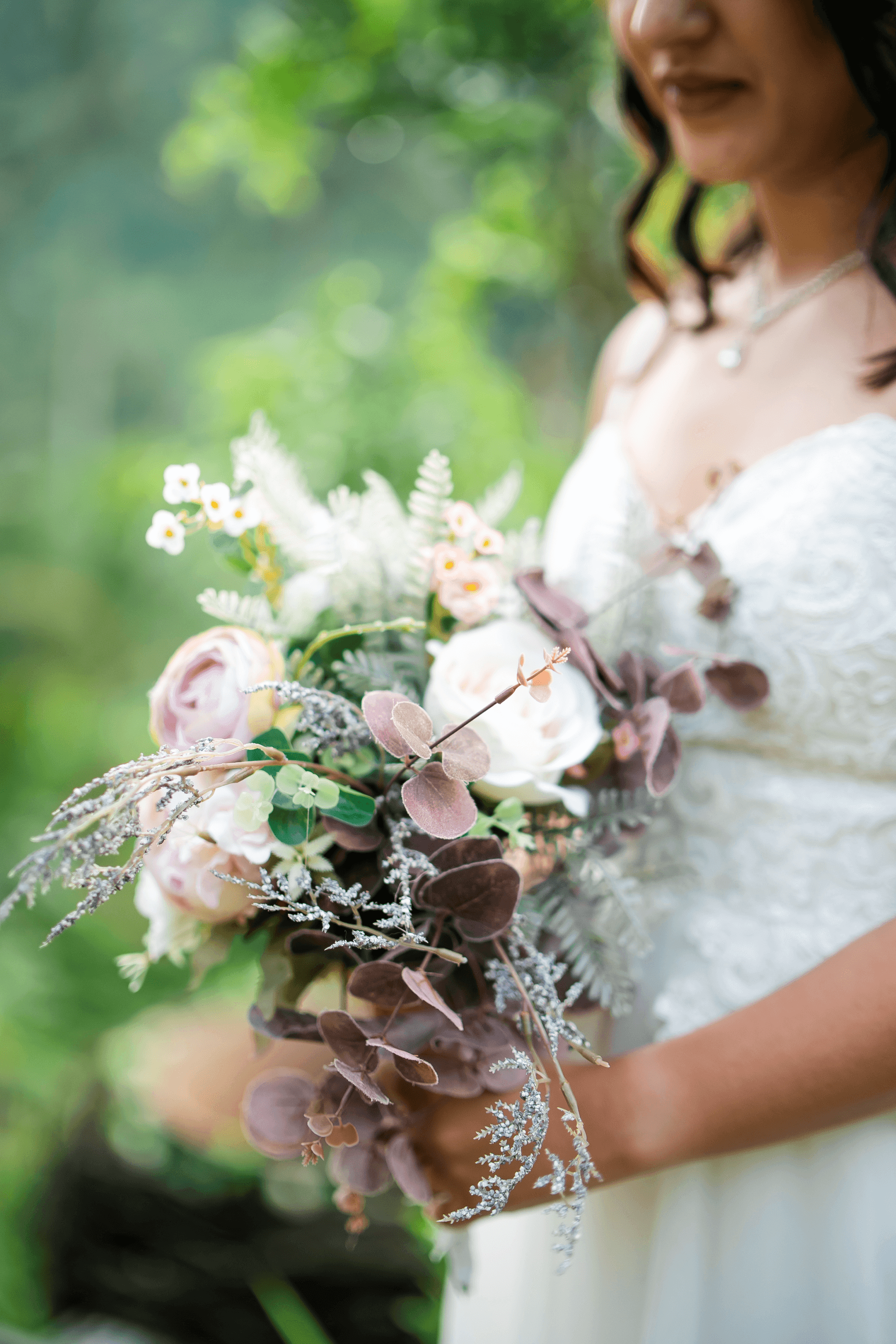 Happy couple at reception