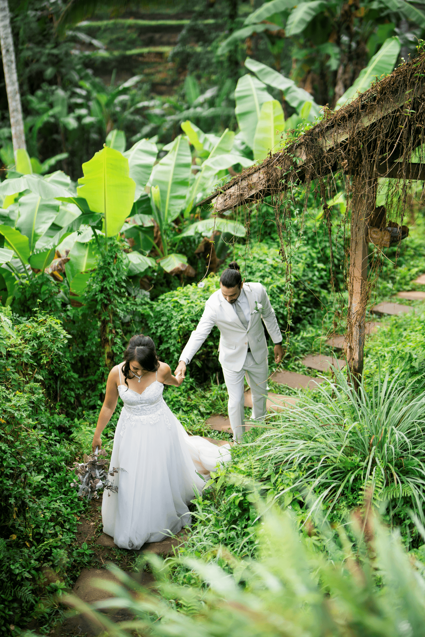 Outdoor wedding ceremony