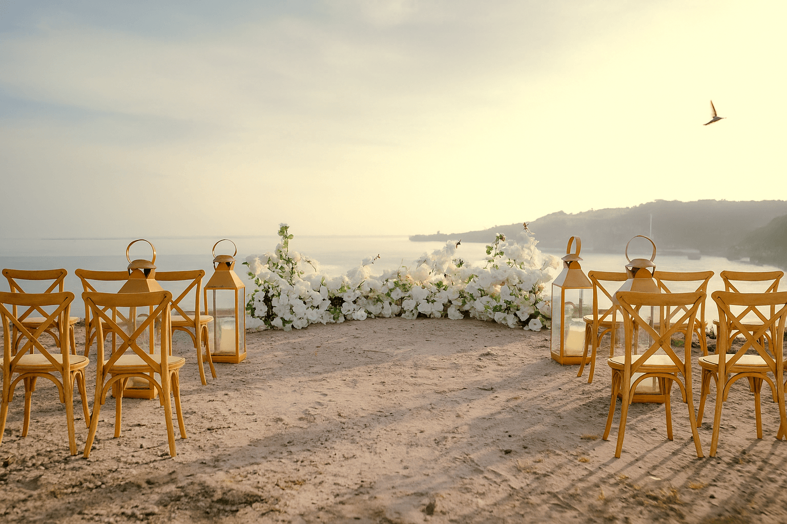 Wedding reception with guests celebrating