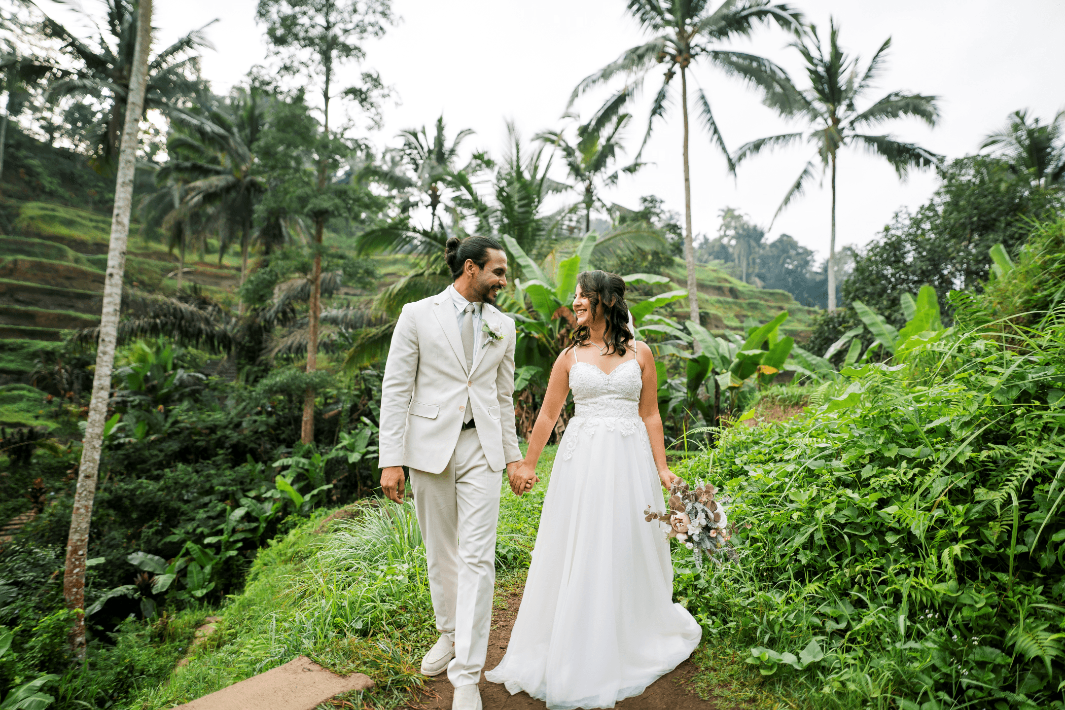 Anaz & Jane — A Post-Wedding Journey Through the Rice Terraces of Tegalalang, Bali